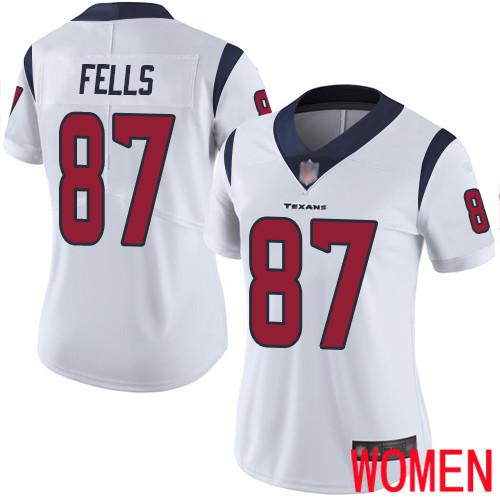 Houston Texans Limited Red Women Darren Fells Alternate Jersey NFL Football #87 Vapor Untouchable->youth nfl jersey->Youth Jersey